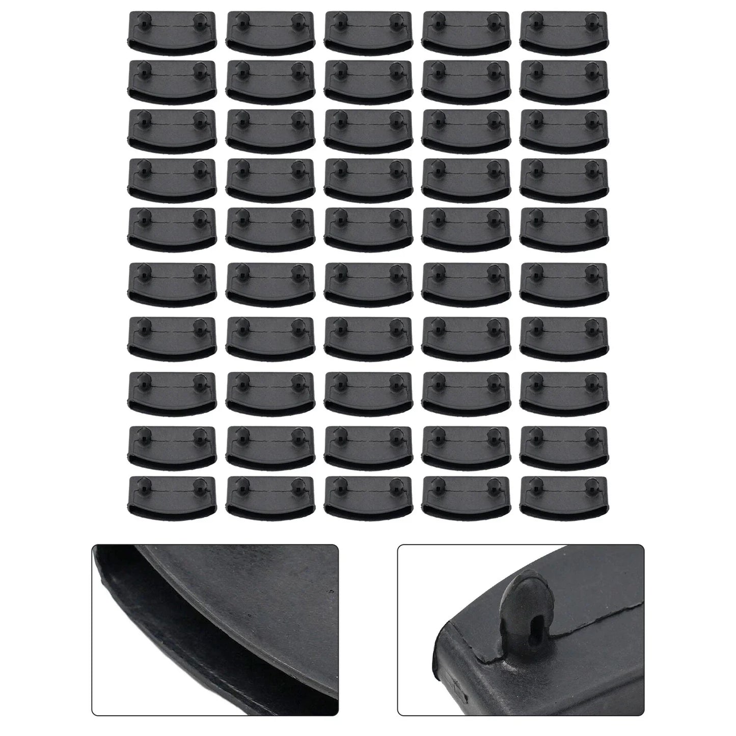 50x Plastic Middle or End Holders for Bed Slats