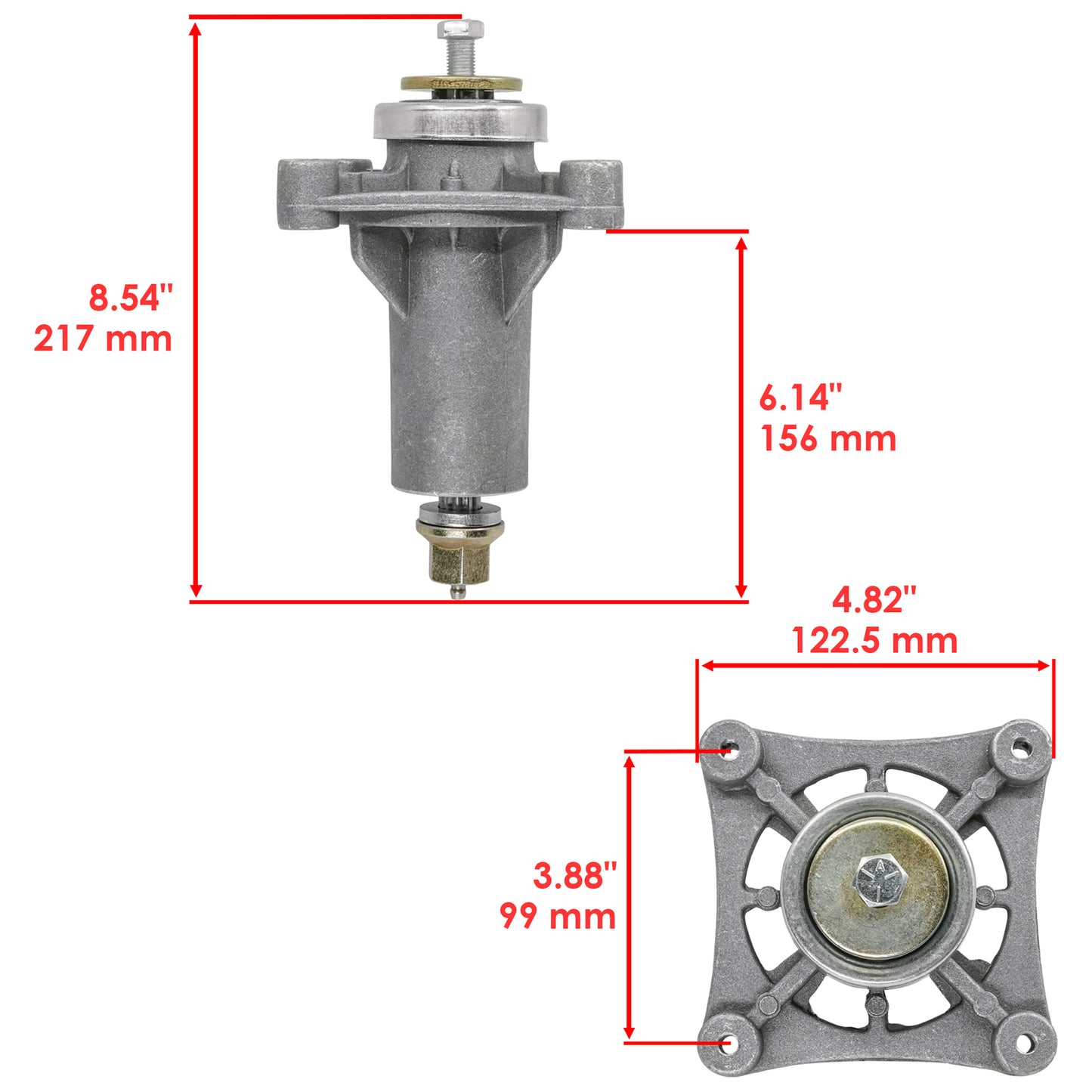Deck Spindle Assembly with Pulley for Ariens (2000–2008)