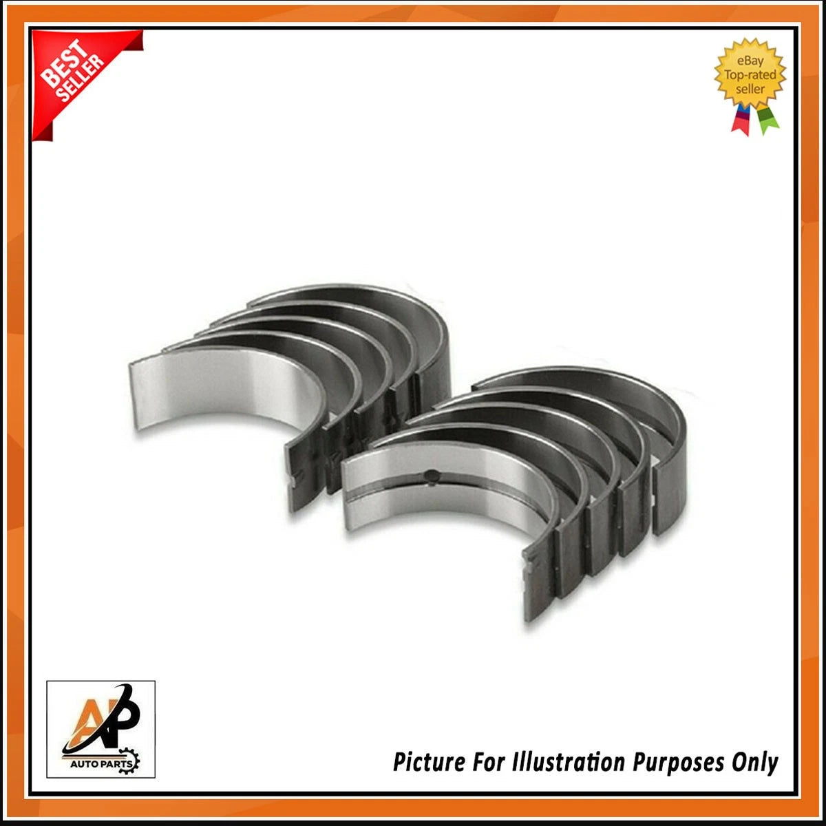 Crankshaft Bearings Kit for Land Rover Range Rover 306DT Engine (1978–1980)