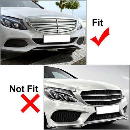 Fog Light Grilles Cover for Benz C Class W205 C300 (2015-2021)