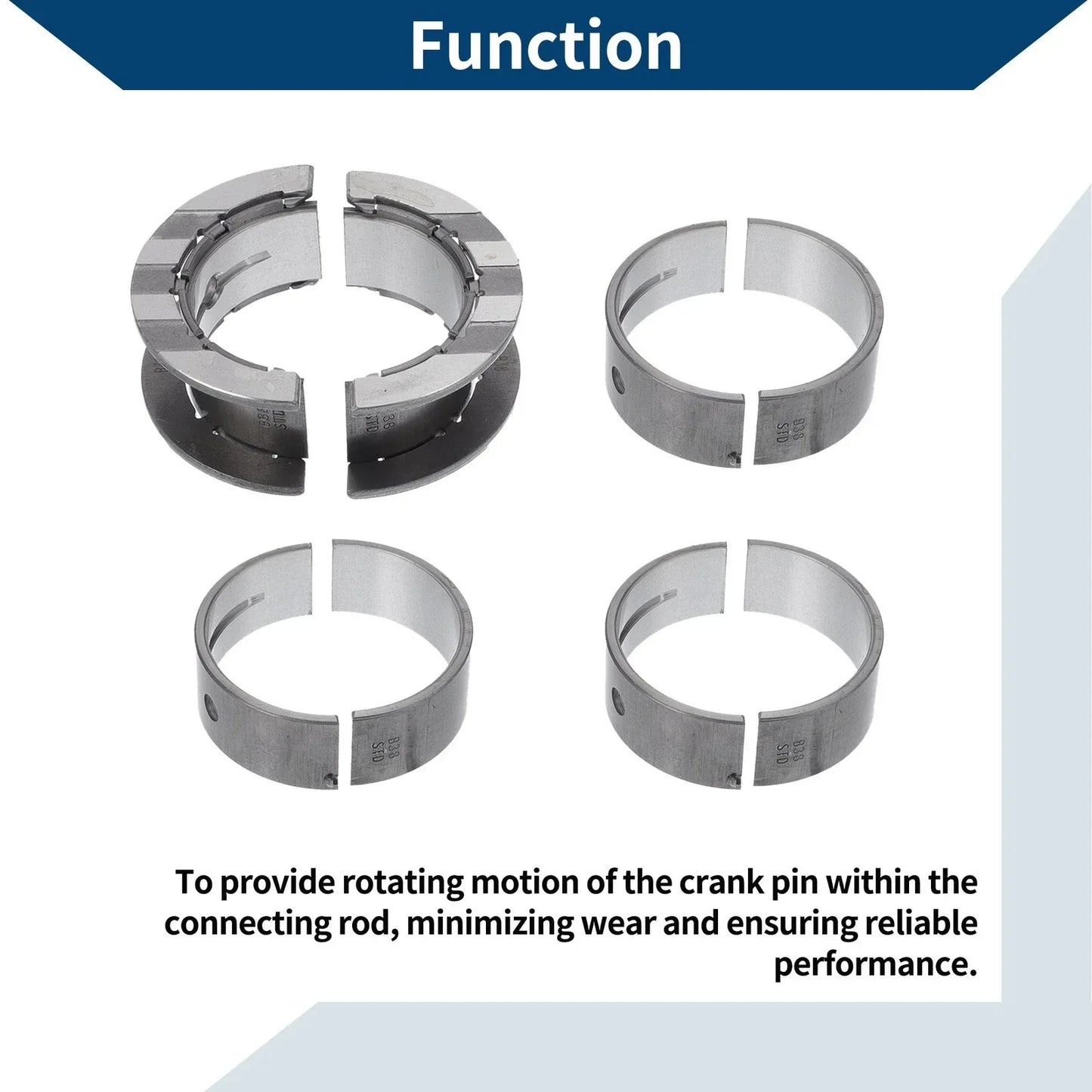 Main Bearing Set for BMW X1 (2014 - 2017)