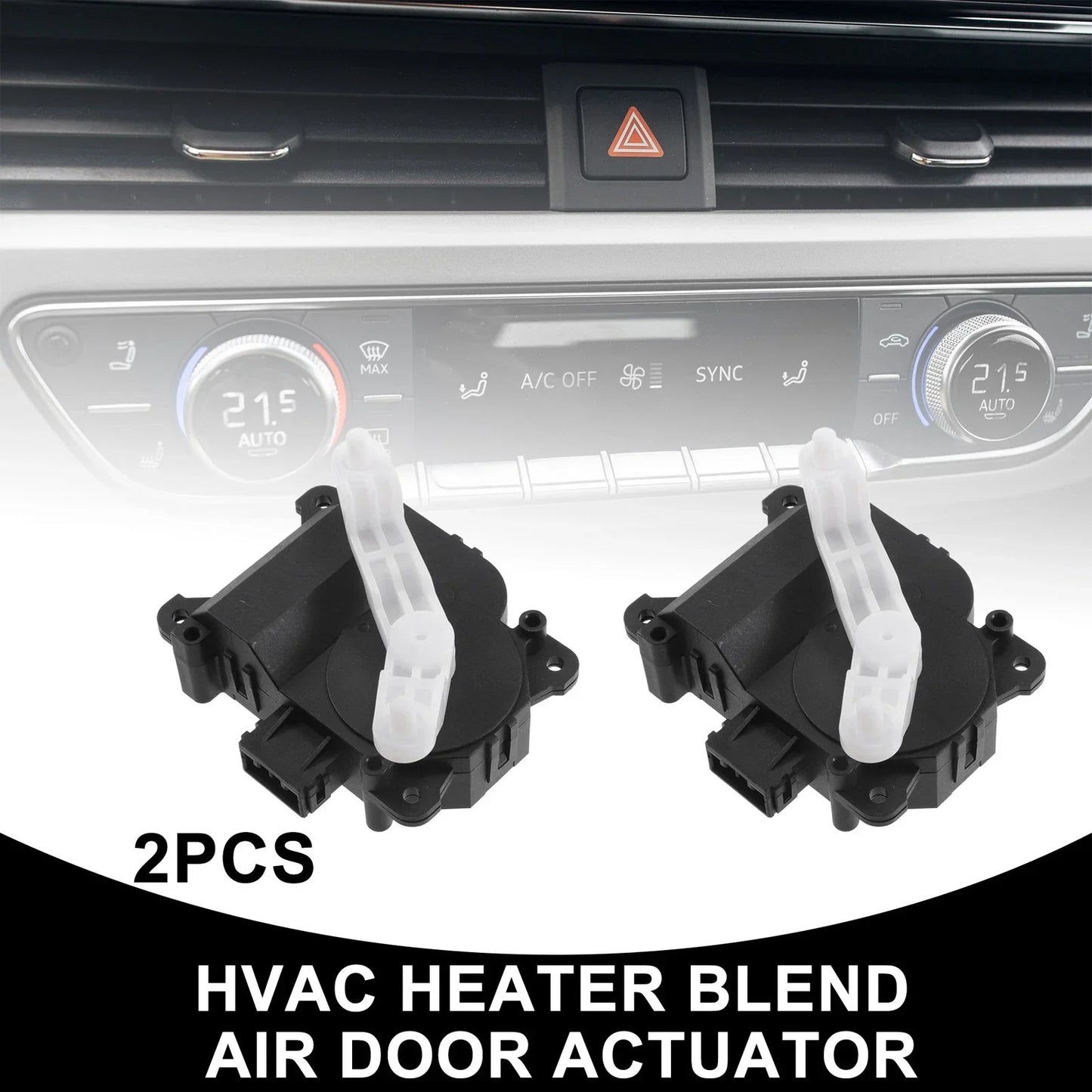 2 x No.79160SDAA01 HVAC Heater Blend Door Actuator for Honda Accord (2003-2007)