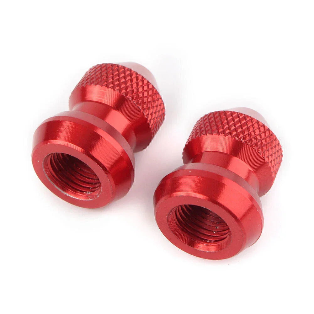 Red Valve Stems Dust Covers for Car Auto Wheel Tire Accessories