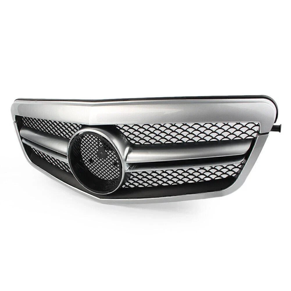Chrome Front Upper Bumper Mesh Grille for Mercedes E-Class W212 (2010-2013)