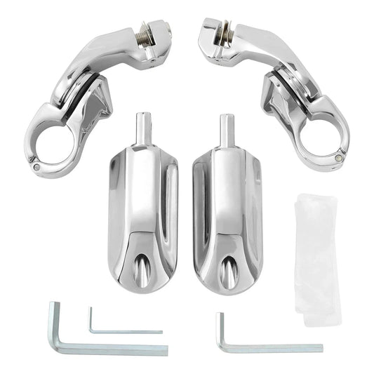 1.25" Highway Foot Pegs for Harley Touring Road King Street Glide (2009-2023)