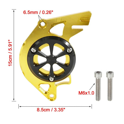 Gold Tone Motorbike Chain Guard Sprocket Engine Cover for Honda MSX125 (2013-2023)