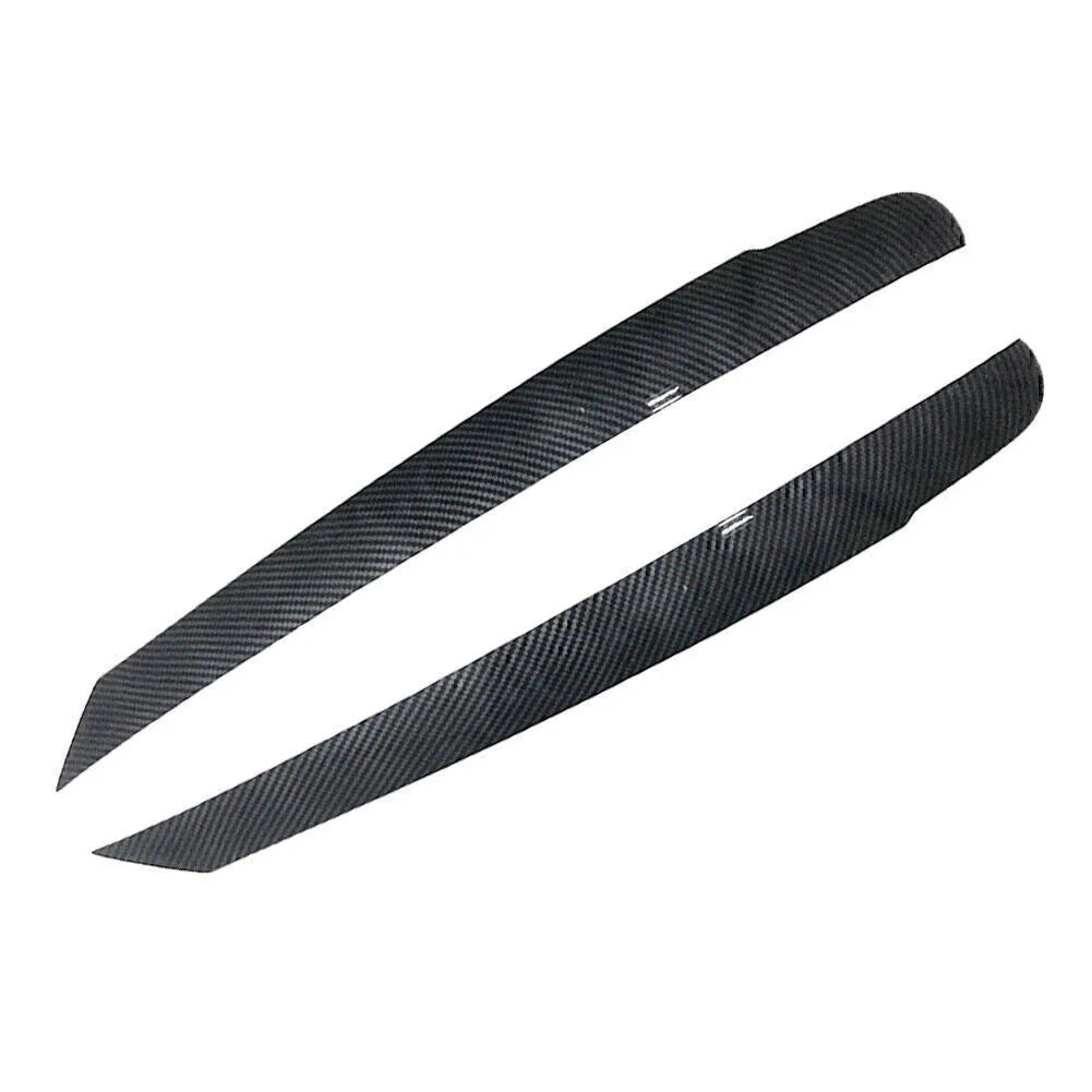 Carbon Fiber Headlight Eyelid Trim Covers for Volkswagen Touran (2011-2015)