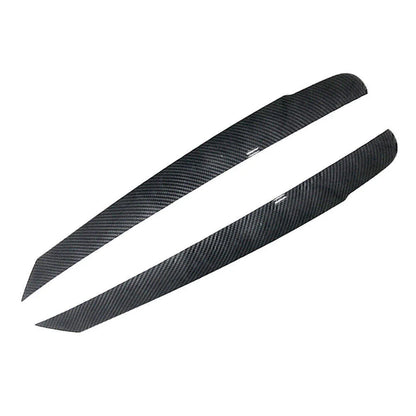 Carbon Fiber Headlight Eyelid Trim Covers for Volkswagen Touran (2011-2015)