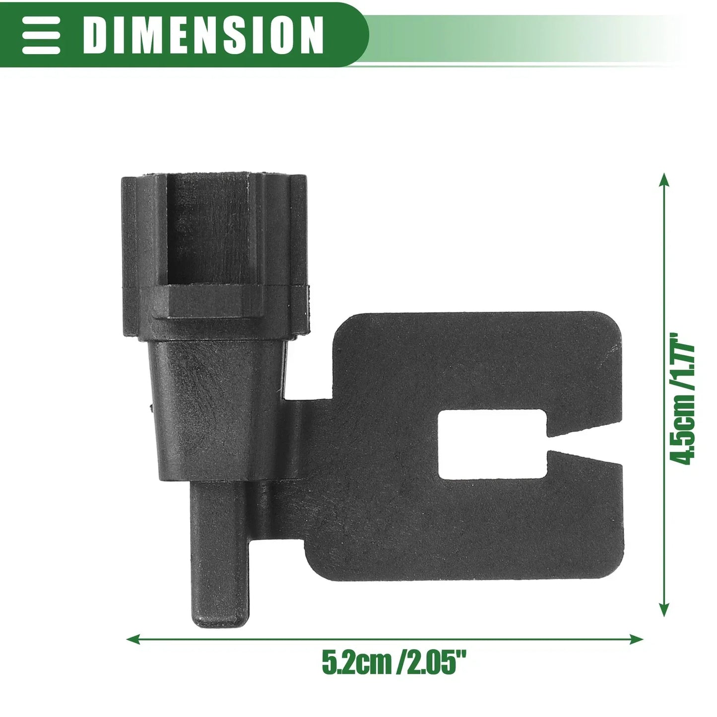 AC Ambient Air Temperature Sensor for DODGE 1500 2010-2012 Plastic Black