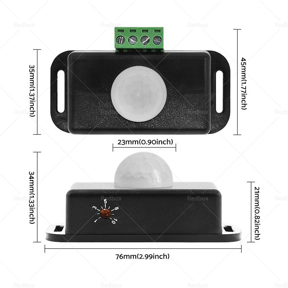 8m Body Infrared PIR Motion Sensor Switch for LED Light Strip 12V 24V