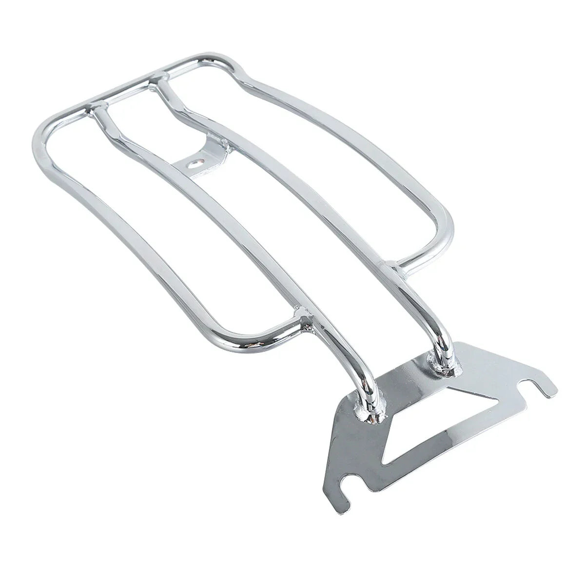 Chrome Solo Seat Luggage Rack for Harley Touring Road King (1998-2022)