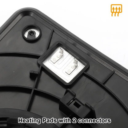 Left Upper White Heated Mirror Glass for Hyundai H350 (2015-2020)