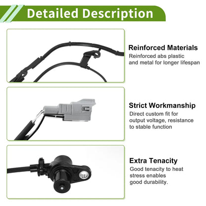 ABS Wheel Speed Sensor for Lexus RX330 (2004-2006) - 1 x Front Left