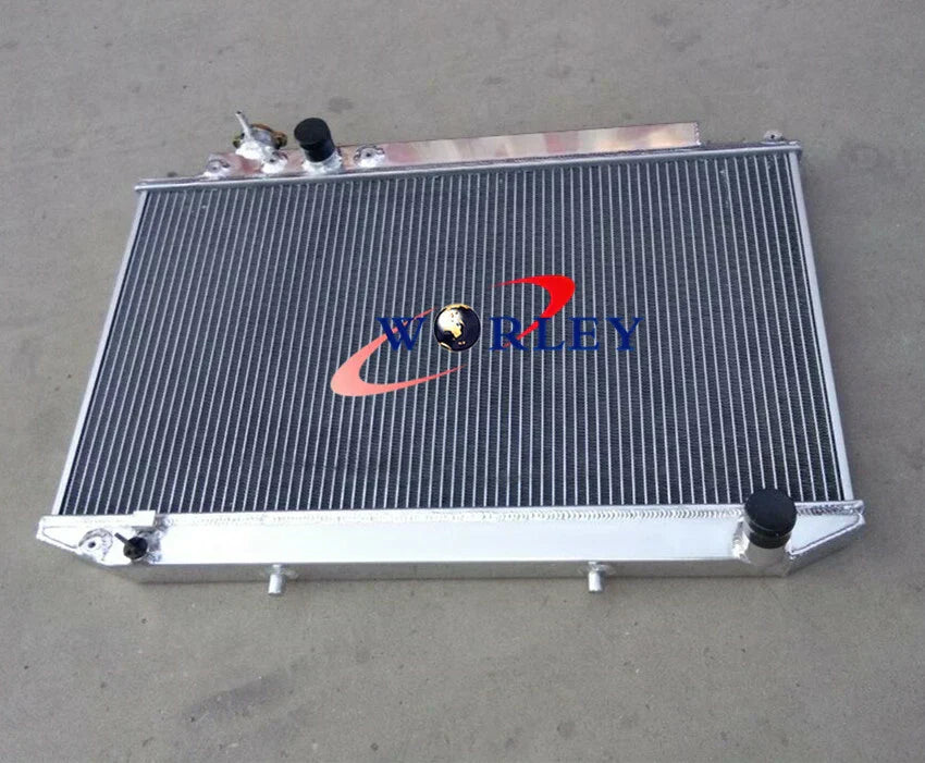 Aluminum Radiator & Fans for Toyota Cressida MK2 MX83 3.0L (1989-1993)