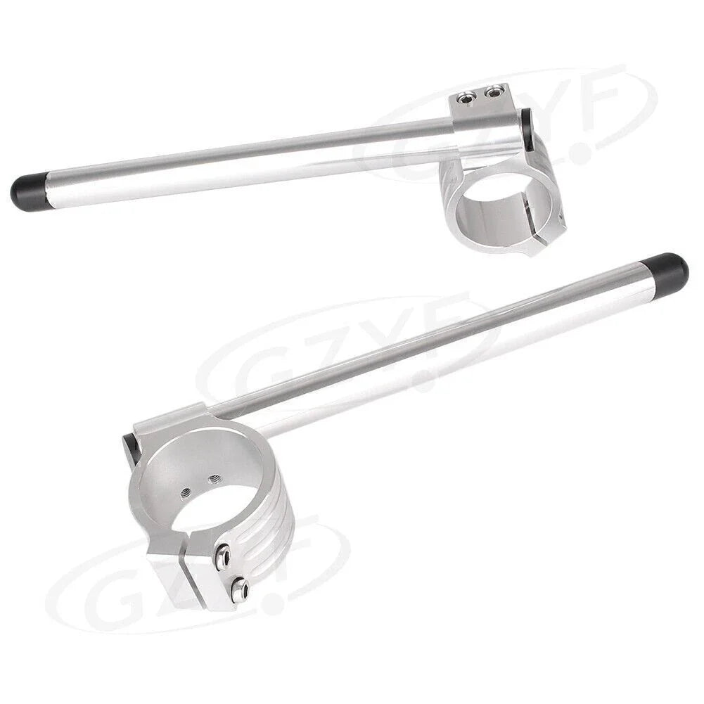 22mm & 7/8" Clips on Handle Bar with Adjustable Clamps for 43MM Fork Tube