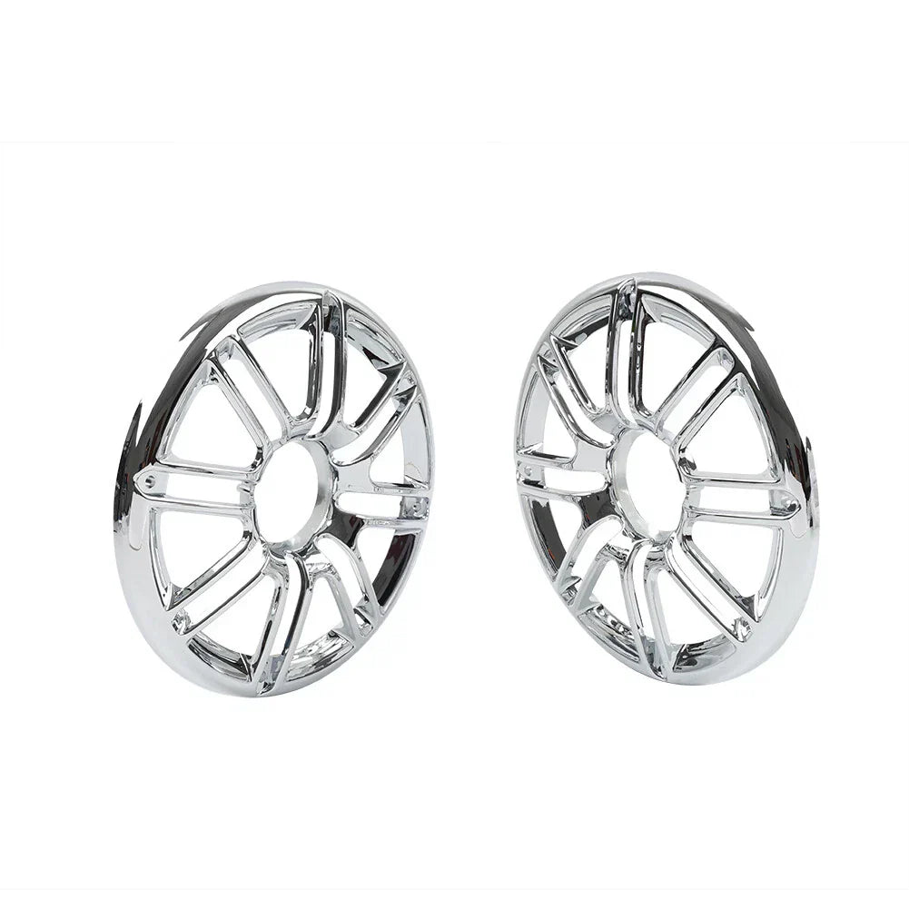 Chrome Rear Speaker Trim Grill Cover for Harley Electra Tri Glide (2009-2023)