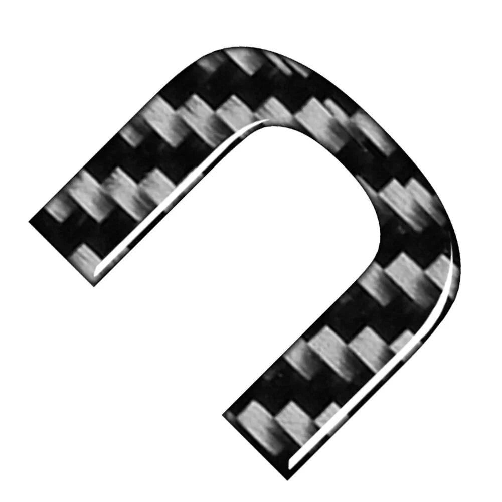 Carbon Black Alphabet Letter Decals for Car Badge Emblem - Universal