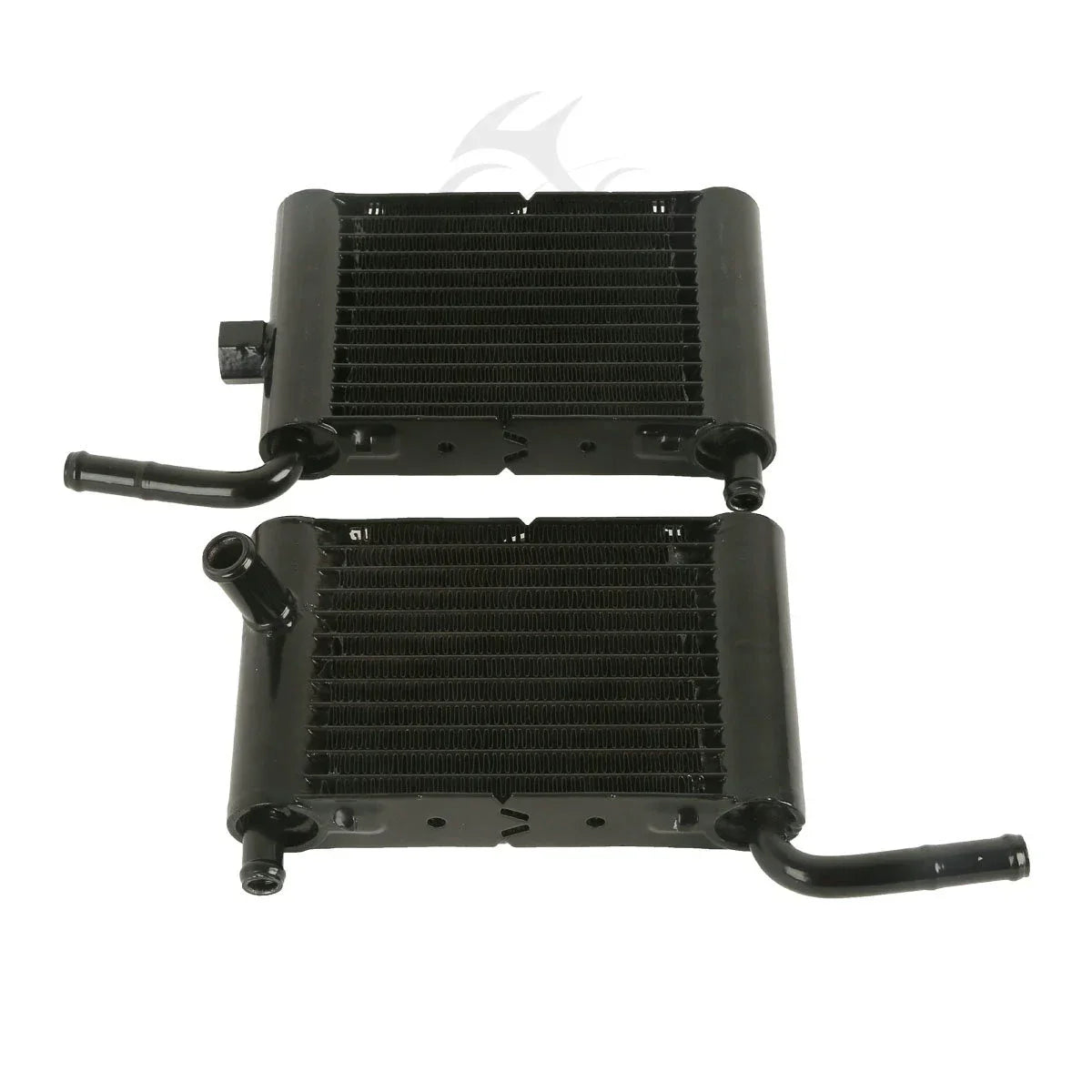 Black Lower Vented Fairing Radiator Cooler for Harley Touring (2014-2023)