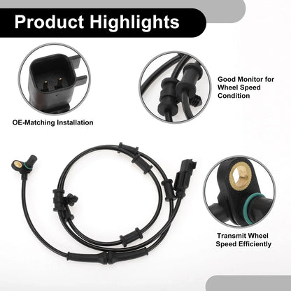 ABS Wheel Speed Sensor for Dodge Ram 1500 Laramie SLT 5.7L (2002-2008)