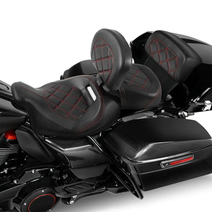 Driver & Passenger Seats Backrest for Harley Street Glide (2014-2023)
