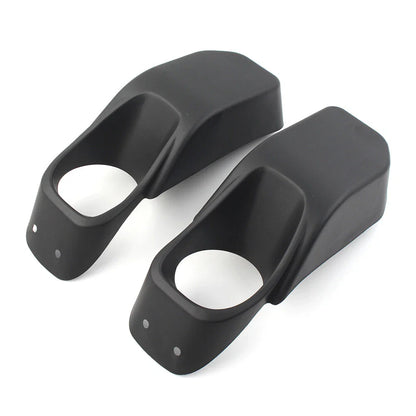 Black Front Bumper Fog Light Bezels for Jeep Wrangler (2013-2017)