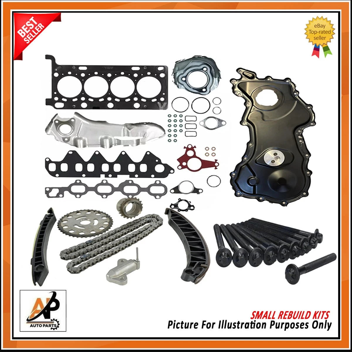 Engine Rebuild Parts Kit for Vauxhall Vivaro 1.6 CDTi (R9M450) (2010–2019)