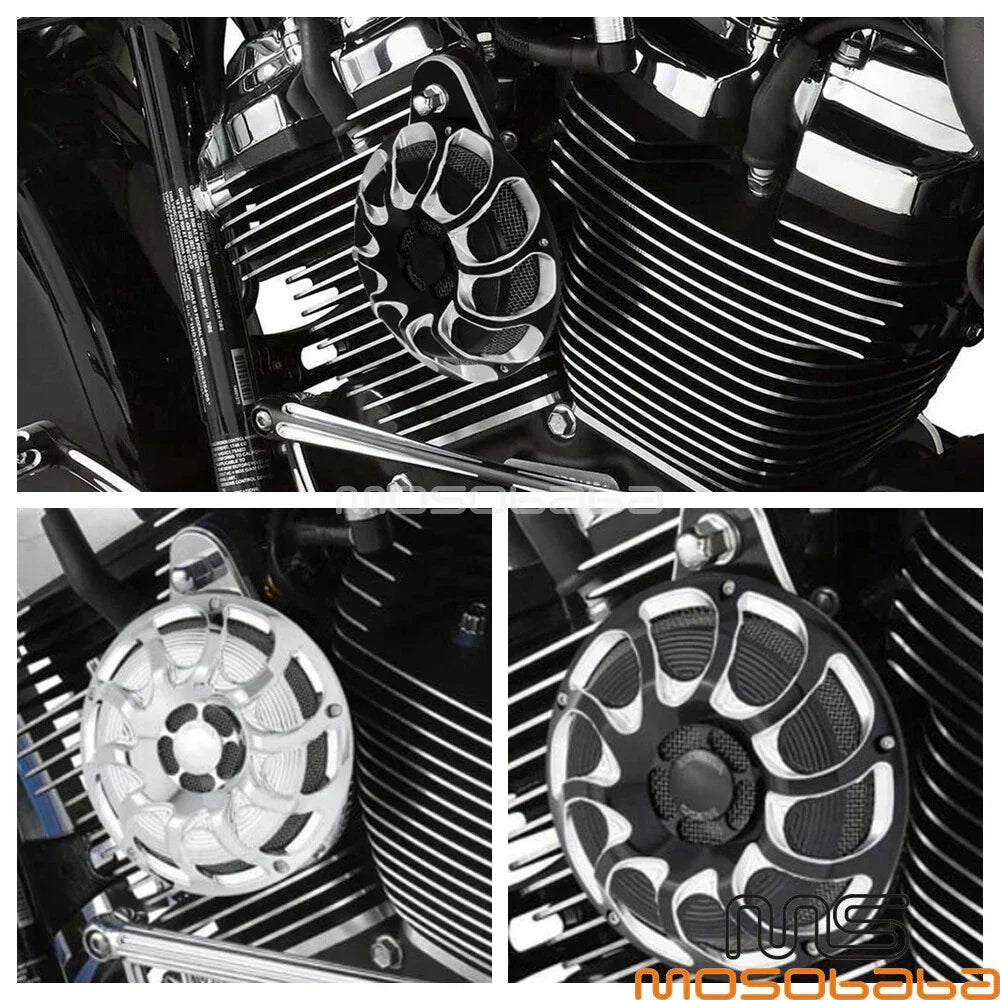 Billet Aluminum Horn Speaker Cover for Harley Big Twin, Sportster XL1200, 883 (1991-2017)