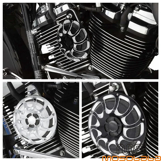 Billet Aluminum Horn Speaker Cover for Harley Big Twin, Sportster XL1200, 883 (1991-2017)