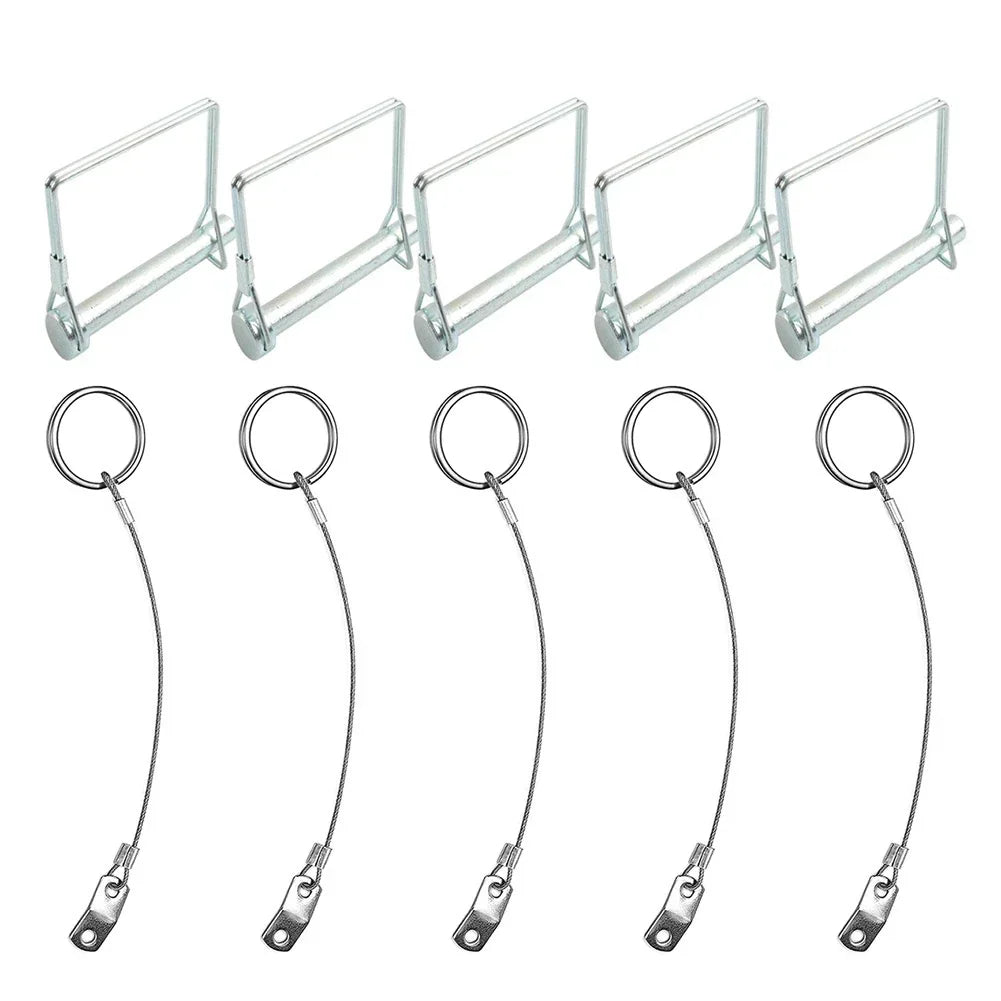 Shaft Lock Pin for Trailer Tow Coupler with Anti-Lost Rope