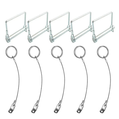 Shaft Lock Pin for Trailer Tow Coupler with Anti-Lost Rope