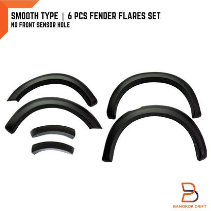 6" Fender Flares for Ford Ranger Wildtrak (2022-2025)