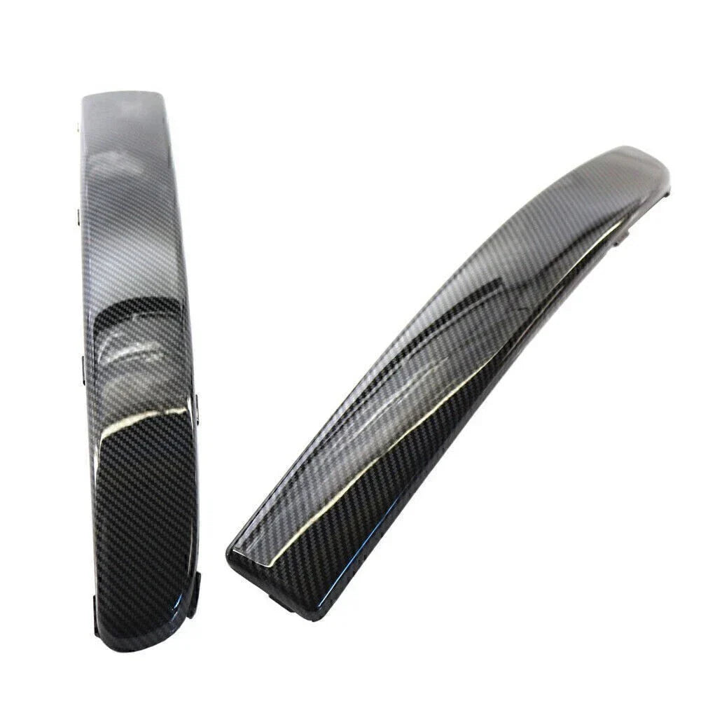 Carbon Fiber Front Bumper Corner Trim Cover for FIAT 500 (2007-2015)