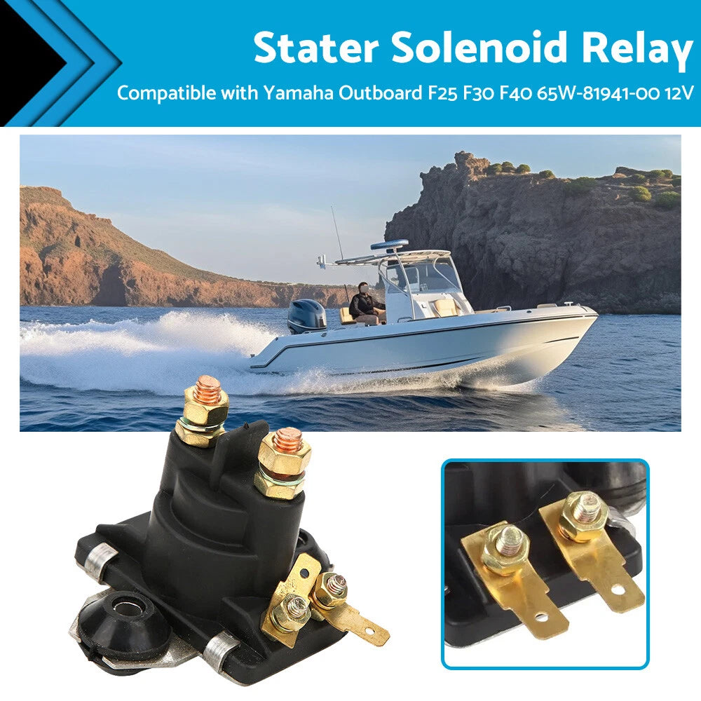 Stater Solenoid Relay for Yamaha Outboard F25 F30 F40