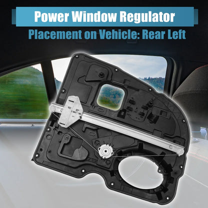 Rear Left Power Window Regulator for Dodge Ram 1500 Laramie SLT ST (2002-2023)