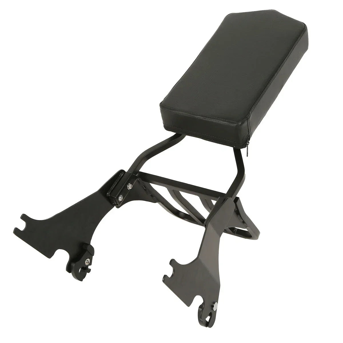 Black Sissy Bar Backrest Luggage Rack for Harley Sportster XL 883 1200 (04-22)