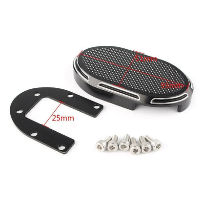 CNC Brake Cover Pedal Pad for Harley Dyna V-Rod Sportster XL1200 XL883 (2004-2023)