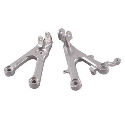 Front Footpegs Footrests Brackets for Yamaha YZF R6 (2003-2010)