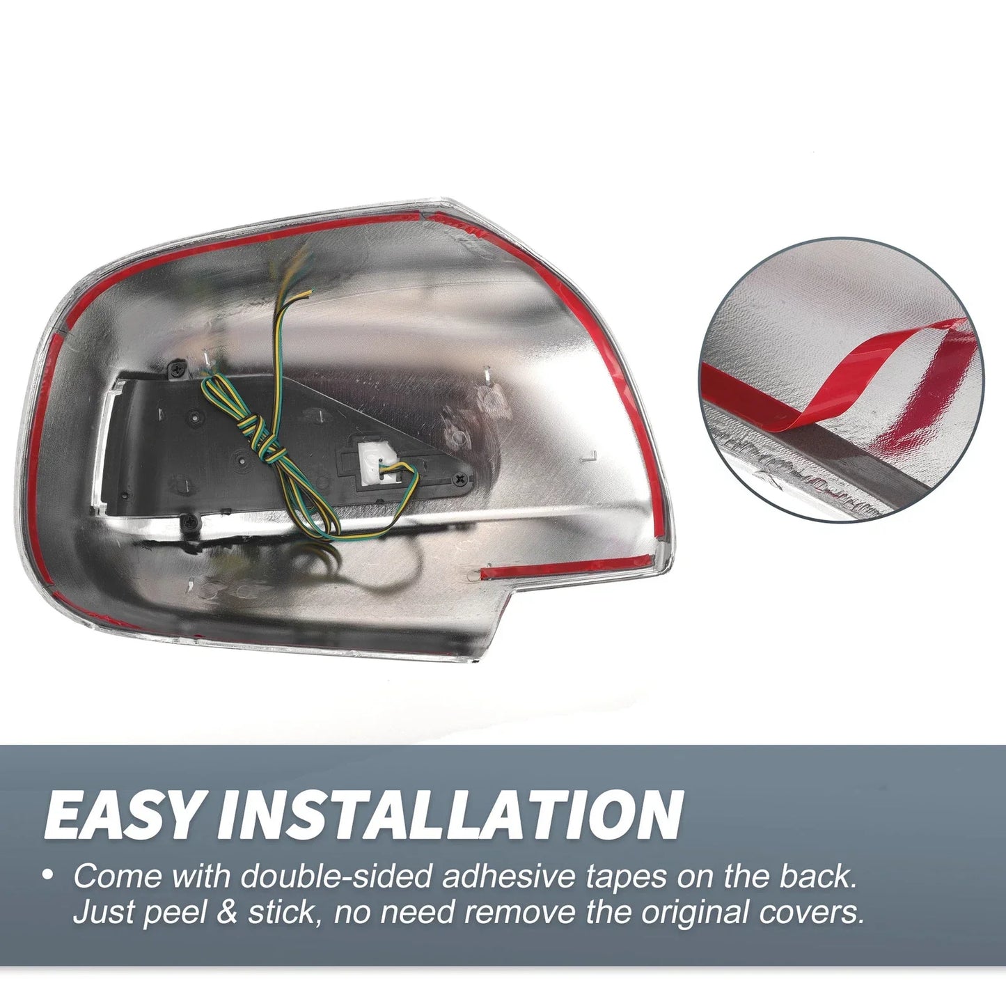 Rearview Mirror Cover Overlay Chrome Plated for Lexus RX330 RX300 (2003)