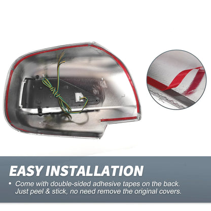 Rearview Mirror Cover Overlay Chrome Plated for Lexus RX330 RX300 (2003)