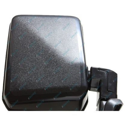 Large Door Wing Mirror BLACK Right for Toyota Landcruiser 60 Series (1987-1990)