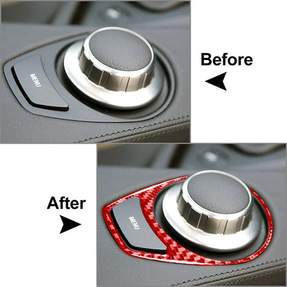 FM Switch Panel Cover Trim for BMW 6 Series E63 E64 M6 (2004-2010) Red