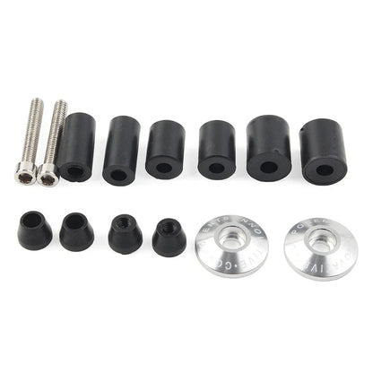 7/8'' Handle Bar End Cap Plug for Motorcycle Dirt Bike - Silver