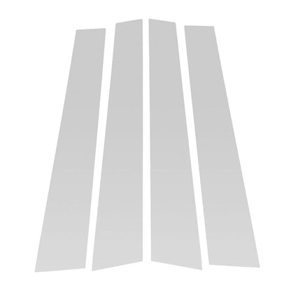 4 Pcs Door Pillar Window Trim for Lexus GS (2012-2019) Silver Tone