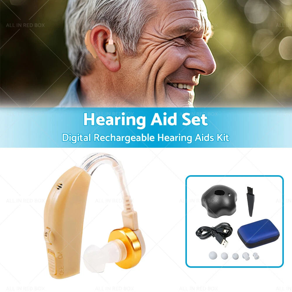 Digital Rechargeable Hearing Aid Voice Amplifier for Hearing Impaired (2020-2023)