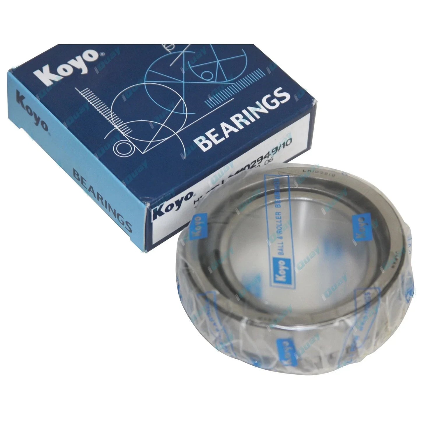 2 Front Wheel Bearing Kit for Landcruiser 100 105 Series HZJ105 Solid Axle