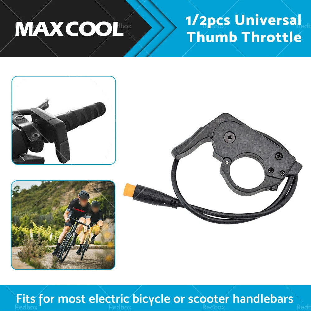 Universal Thumb Throttle Speed Control for Electric Bicycle 24-72V