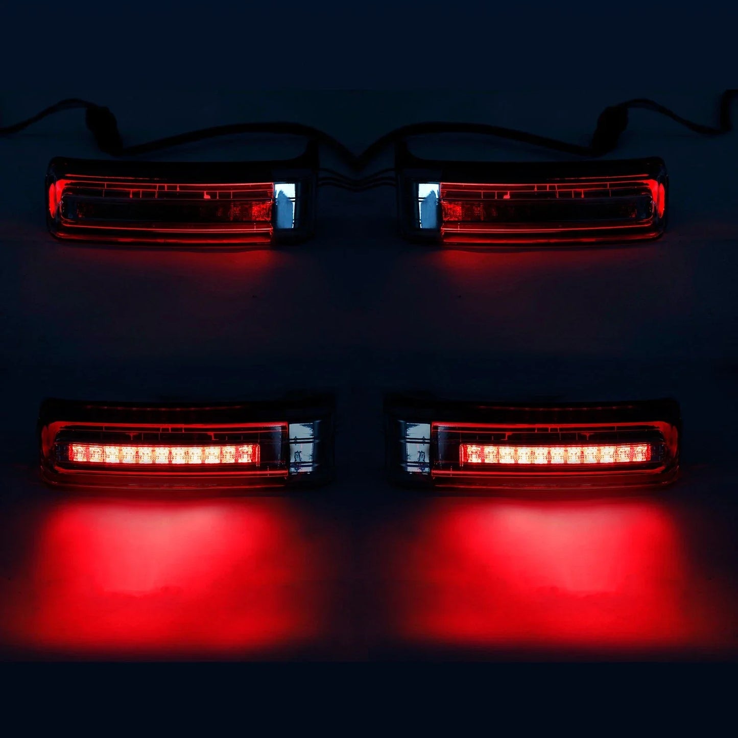 LED Saddlebags Brake Signals Lights for Harley Touring Glide (2014-2024)
