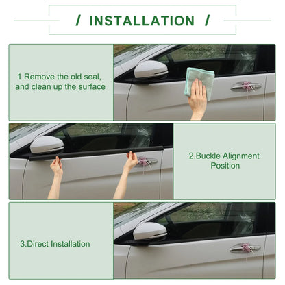 Front Right Weatherstrip Window Seal for Honda Insight (2010-2014)