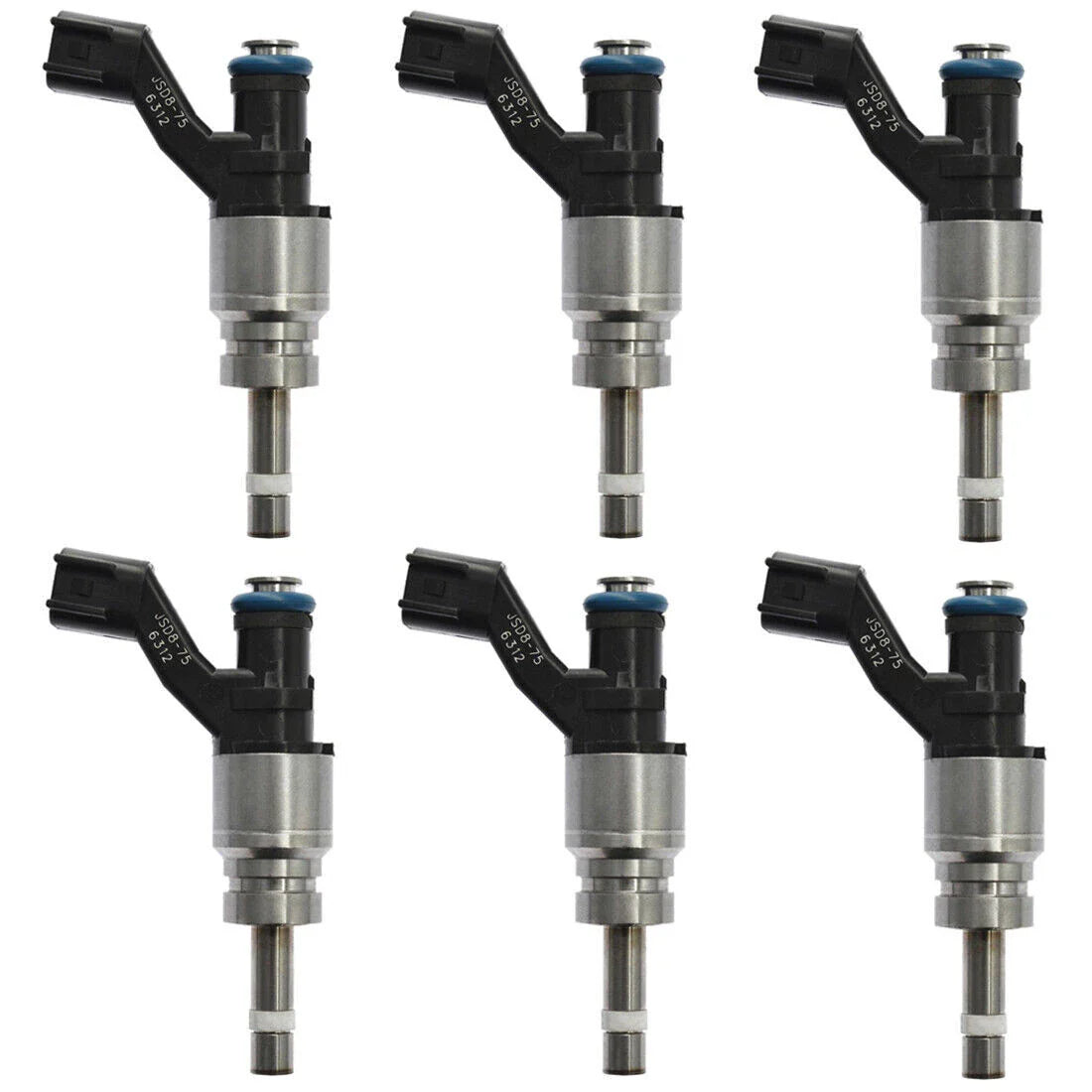 6PCS Fuel Injectors for Isuzu Axiom Rodeo 3.5L V6 (2004)
