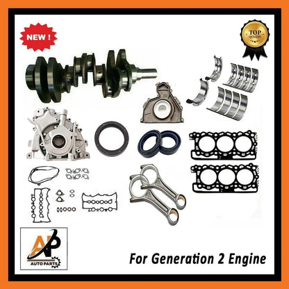 Crankshaft Engine Rebuild Part Kit for Jaguar Land Rover 3.0 TDV6 (2007–2017)
